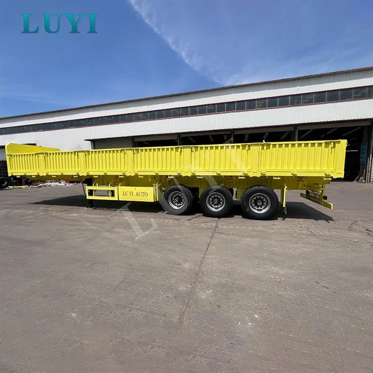 3 Axle Detachable Sidewall Semi Trailer factory