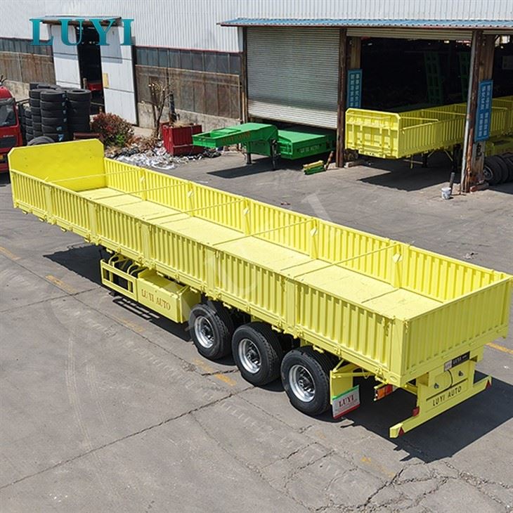 3 Axle Detachable Sidewall Semi Trailer price