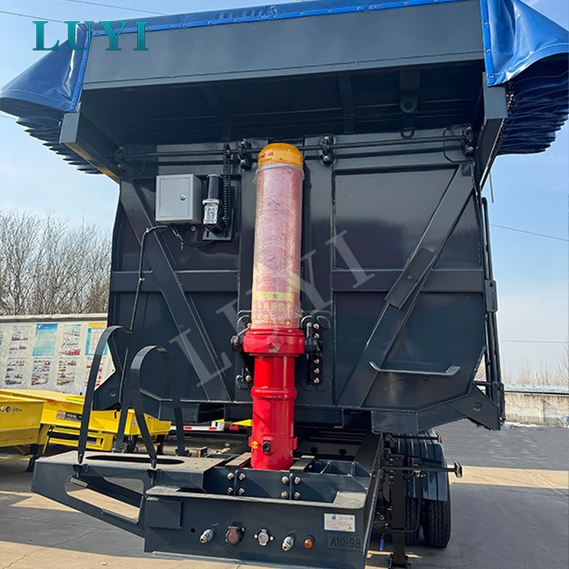 4-axle 70-ton Hydraulic Cylinder U-shaped Dump Semi-trailer high quality 4-axle 70-ton Hydraulic Cylinder U-shaped Dump Semi-trailer high quality