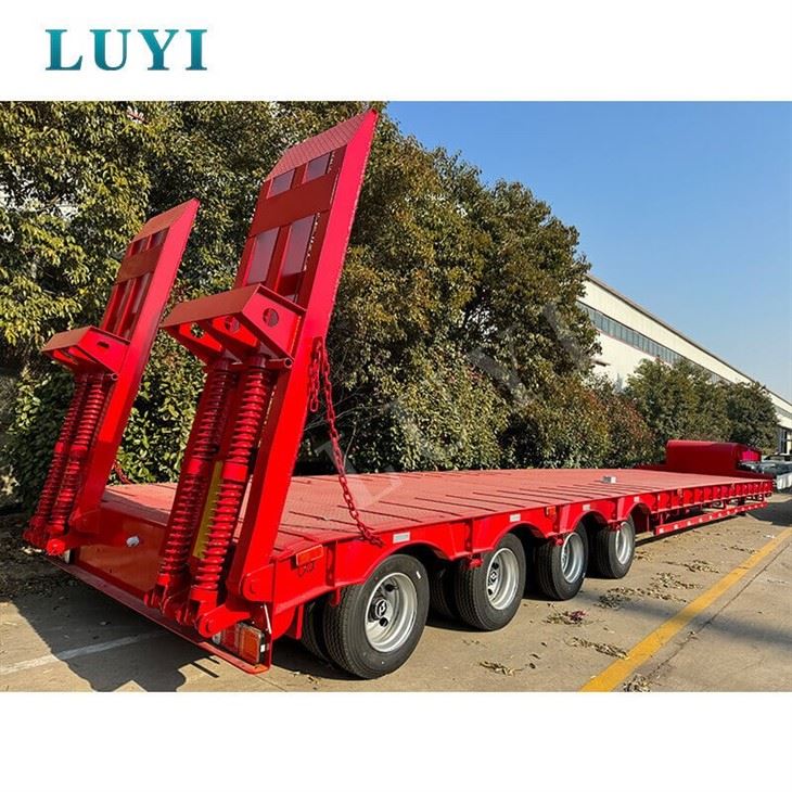 80 Ton Gooseneck Low Bed Semi Trailer price 80 Ton Gooseneck Low Bed Semi Trailer price