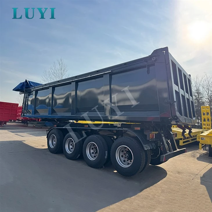 Полуприцеп-самосвал 4-осный гидравлический самосвальный прицеп